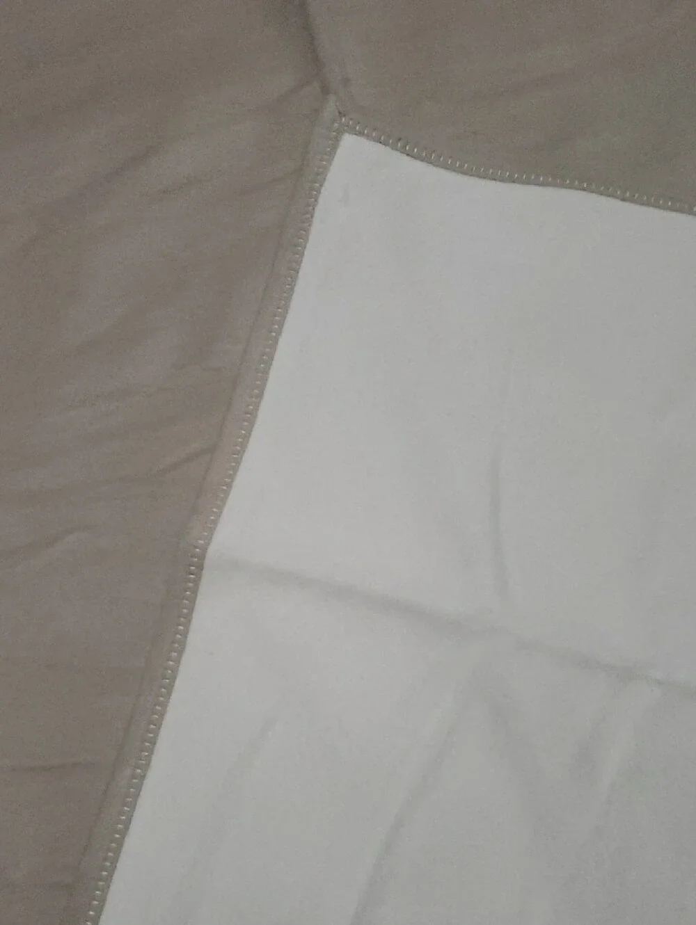 Pottery Barn Silk Cotton Throw Blanket in Beige/Tan